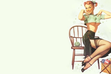 Retro Girl Desktop Wallpapers, Retro Girl Photos