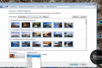 Automatically Change And Rotate Desktop Backgrounds Wallpapers In ...