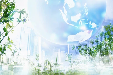 Fantastic World In Shades Of Blue And Green 2 Widescreen Wallpapers ...