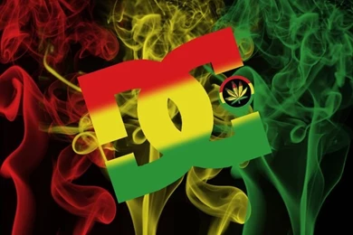 DC Shoes Rasta Logo In Black Wallpapers HD Desktop High Quality ...