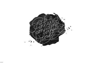 Inhale Confidence, Exhale Doubt – Lark & Linen