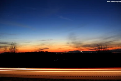 View Of The Dark Road