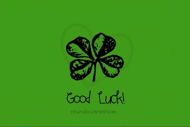 GOOD LUCK WALLPAPER   (