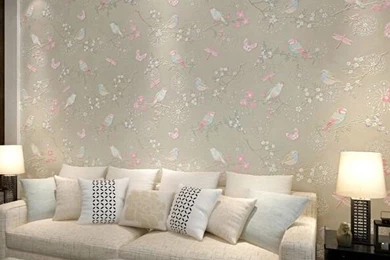 Aliexpress.com : Buy Modern Bird Wallpapers Home Decor Flower Wall ...