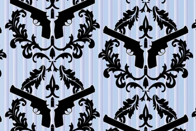 Thug Stripe   Blue And Cream And Purple   Gun Wall Paper [Dig 1975 ...