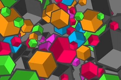 Colorful Cubes 2 iPhone Wallpapers Download   ILikeWallpapers Is The ...