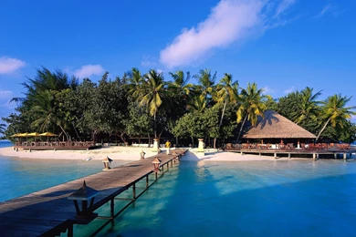 Exotic Island Pier Hd Wallpapers