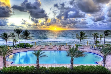 Exotic Pool Widescreen Wallpapers