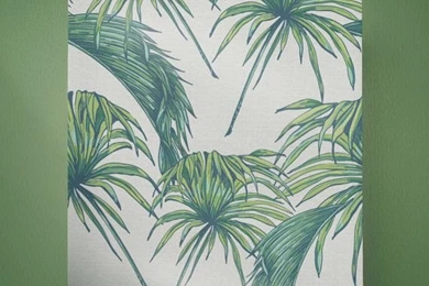 Tropical Pattern Wallpapers Exotic Removable By WallfloraShop