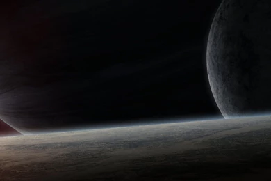 Wallpapers Triple Multi Multiple Monitor Screen Space Planet ...