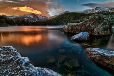 Rocky Mountain Sunrise Wallpapers   Wallpaper.