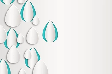 Create A Dimensional Raindrop Desktop Wallpapers Illustration In ...