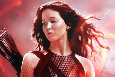 Katniss In The Hunger Games Catching Fire Wallpapers