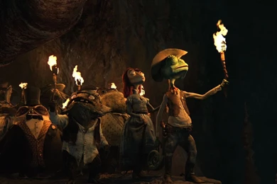 Exploring The Cave With Rango Desktop Wallpapers