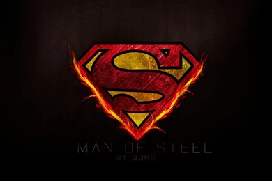 Superman logo on fire wallpaper 1920×1080 hd wallpaper movies ...