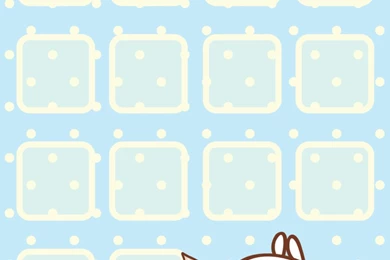 Molang Strawberry Home Screen