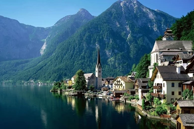 Mountain Village Wallpapers