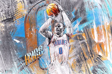 Russell Westbrook Thunder 1920×1200 Wallpapers