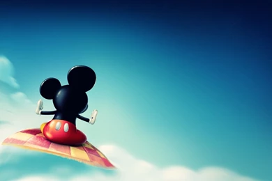 Download Wallpapers 1920x1080 Mickey Mouse, Fly, Sky, Toon Full HD ...