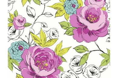 Cassi pink teal floral wallpaper.jpg