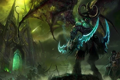 World Of Warcraft,, Illidan Black Temple, Cool Games