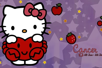 Hello Kitty Pink And Black Love Wallpapers Desktop Backgrounds ...