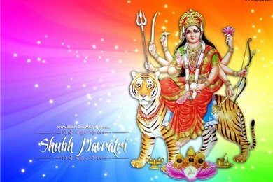 Happy Navratri Durga Maa Mata Devi Wishes Animated Images ...
