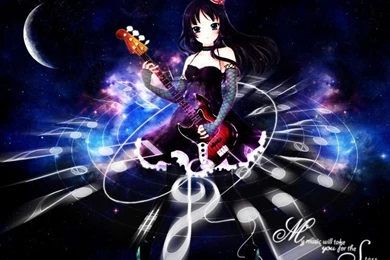 Wallpapers K ON! Akiyama Mio (category Wallpapers Manga)   Hebus.com