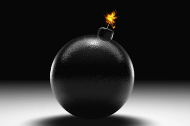 Download Wallpapers 2560x1440 Bomb, Explosion, Black, Light, Orange ...