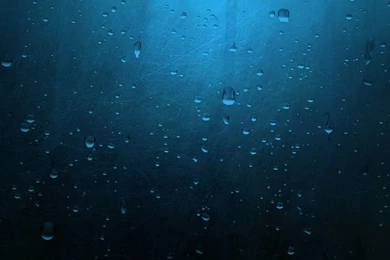 Download Blue Glass With Water Drops Wallpapers For HTC Desire