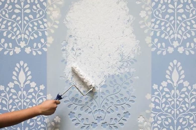 Wall Stencils, Wall Decals, Custom Vinyl Stencils, Wallpapers ...