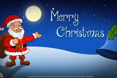 Merry Christmas  Santa Claus   Desktop Wallpapers For Kids