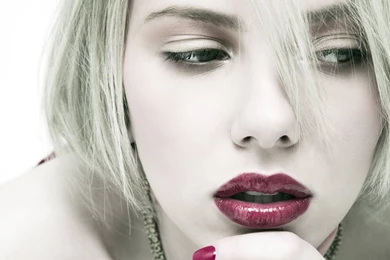 Scarlett Johansson Beautiful Lips Wallpapers