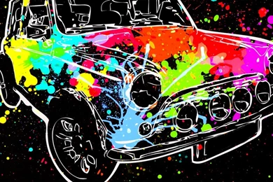 Mini Cooper Vivid Colors HD Wallpapers Wallpapers   (