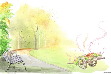 Free Wallpapers   Free Art Wallpapers   Drawing Beautiful Scenery ...