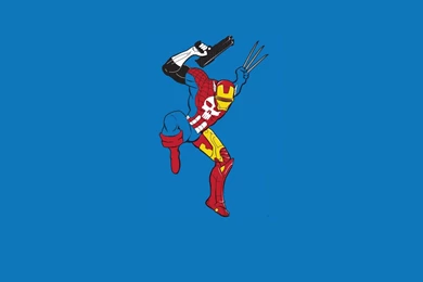 Minimalistic, Iron, Man, Thor, Spiderman, Captain, Americwolverine ...