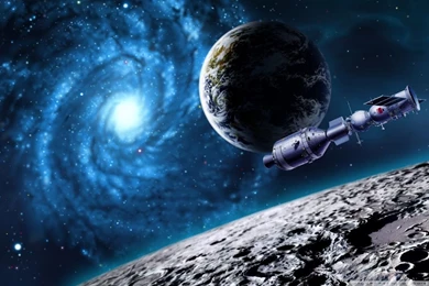 Space Satellite HD Desktop Wallpapers : Widescreen : High ...