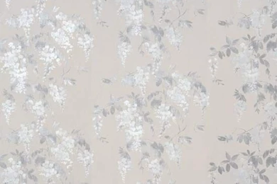 Eco Wisteria Silver Effect Wallpapers From B&Q