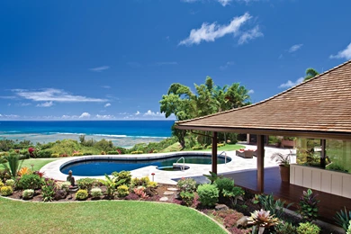 Stunning Contemporary Modern Real Estate Home On Kauai Hawaii Pool ...