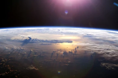 View Of Pacific Ocean From Space Wallpapers