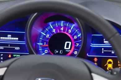 2012 Honda Cr Z Ex Gauges Wide Hd Wallpapers   (