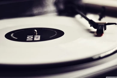Vinyl Record Player Black And White HD Desktop Wallpapers : High ...
