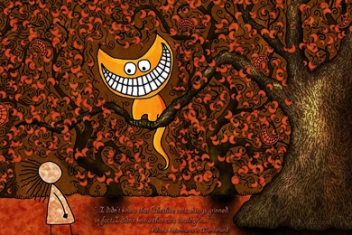 Alice In Wonderland Cheshire Cat Books Text Wallpapers   (