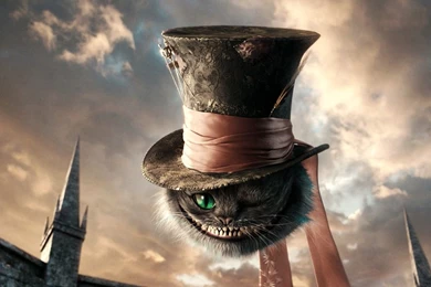 Cheshire Cat With A Top Hat   Alice In Wonderland Desktop ...