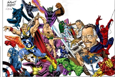Stan Lee And Jack Kirby  color By BrendaFailache On DeviantArt