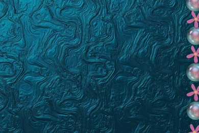 Metallic Teal Swirls   (