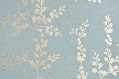 Shadow Fern Floral Wallpapers Metallic Gilver Shadow Fern Print On ...