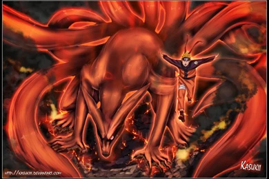 Naruto: Nine tails Chakra Mode By Mongrelmarie On DeviantArt