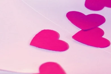 Pink Hearts Scattered Galaxy S4 Wallpapers (1080x1920)