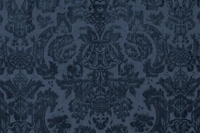 LFY29516F Grantham Velvet Damask Navy By Ralph Lauren